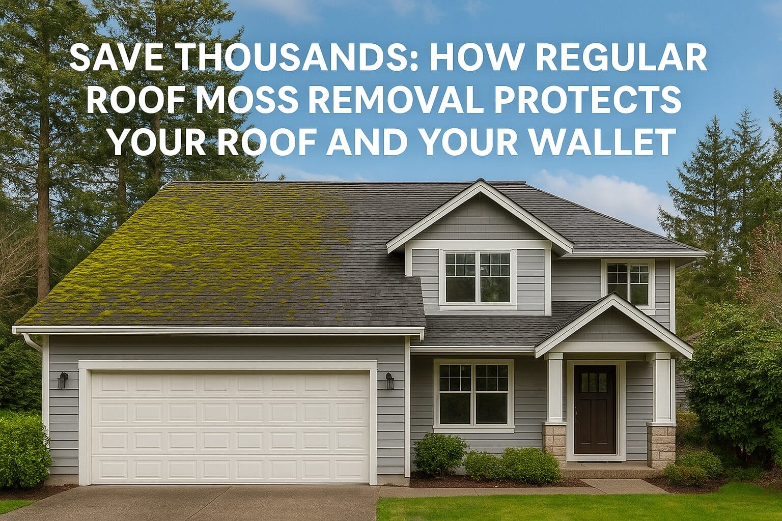 Save Thousands Roof Moss Removal Protects Your Roof & Wallet