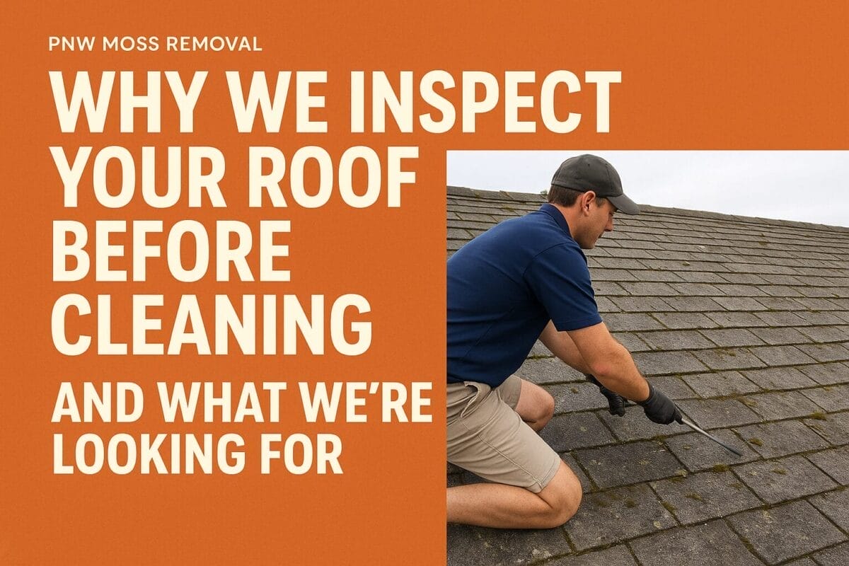 Why We Inspect Your Roof Before Cleaning And What We’re Looking For