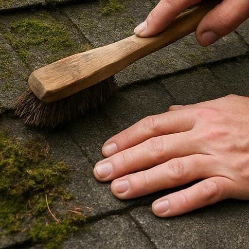 The Safest Way to Remove Roof Moss: Why Hand Tools Work Best