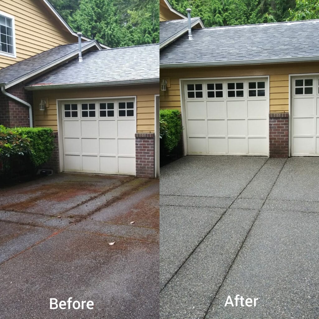pnw moss removal website images for roof cleaning, gutter cleaning and pressure washing in kitsap county