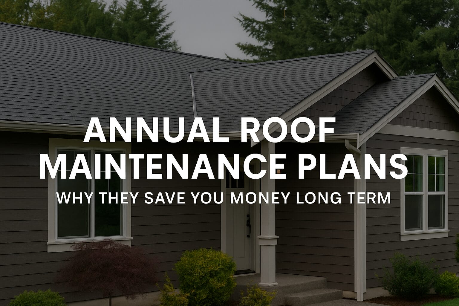 Annual Roof Maintenance Plans: Why They Save You Money Long Term